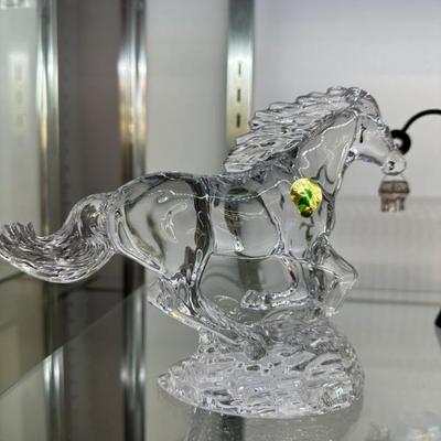 Sale Photo Thumbnail #13: Waterford crystal running horse