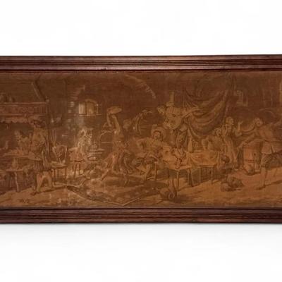 Antique Framed Tapestry (58 x 24)