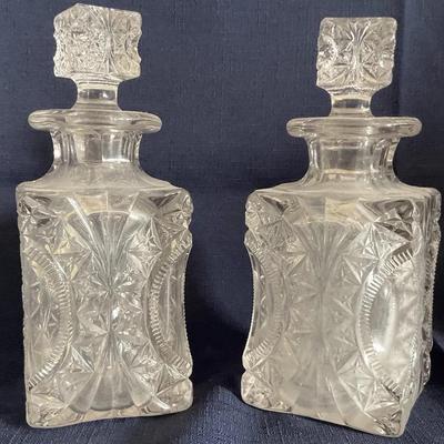 Vaseline Decanters (2)