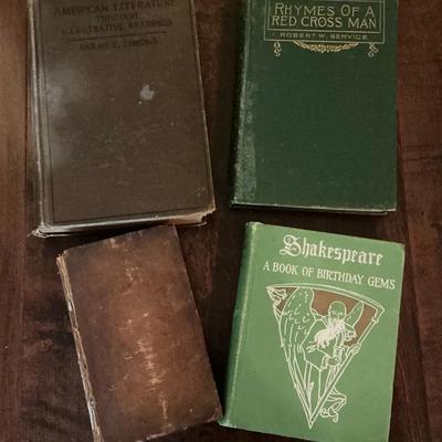 Antique Poetry Books (4)
