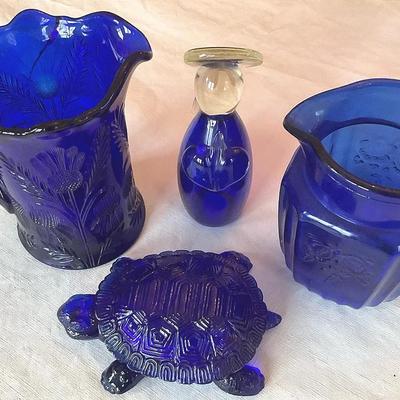 Blue Glass Items