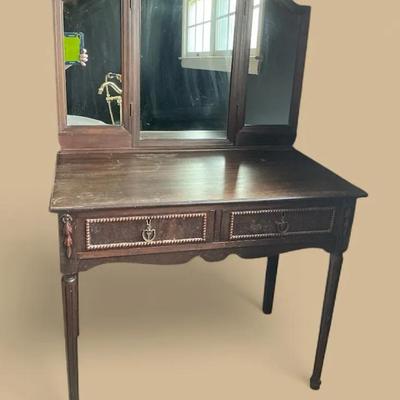 Vintage Wood Vanity