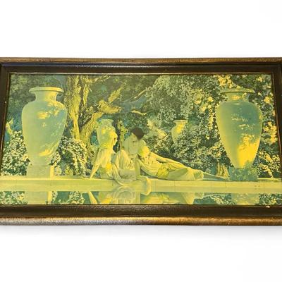 Maxfield Parrish “Garden of Allah” Framed Print (33 x 18)