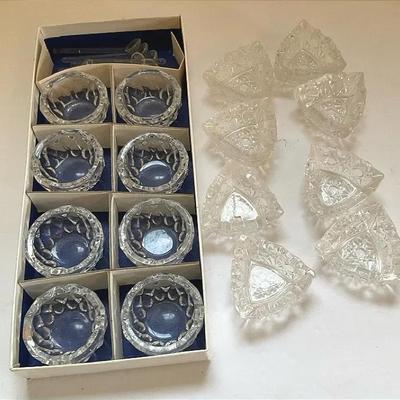 Vintage Glass Salt Cellars