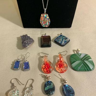 Custom Made Hand Blown Glass Jewelry 