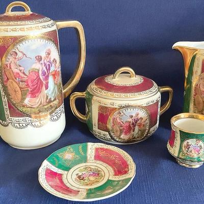 Oepiag Royal Vintage Porcelain Tea Set