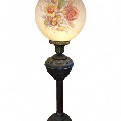 Gone With The Wind Style Globe Hurricane Lamp (30 Inch)