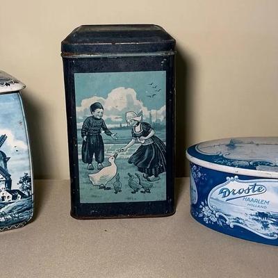 Vintage Dutch Tins