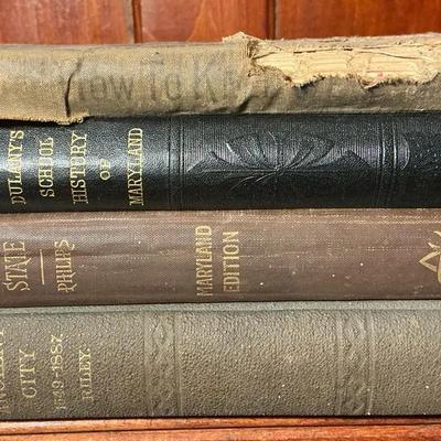 Antique Maryland Books