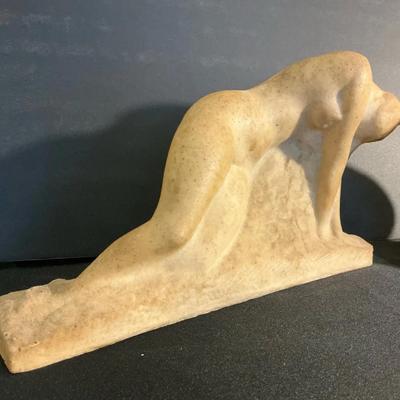 Vincent Grinsky Figure Reclining Nude “The Awakening” Stone Composite 