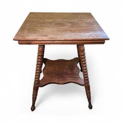 Etchison Furniture Store Antique Oak Parlor Table 