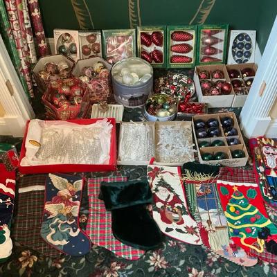 Christmas Ornaments, Stockings, & Wrapping Paper