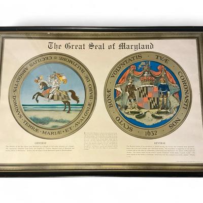 The Great Seal of Maryland (23 x 34.5)