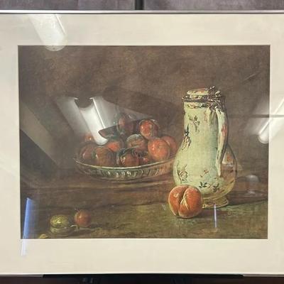 Jean Siméon Chardin - Kitchen Still Life Realist Framed Vintage Print