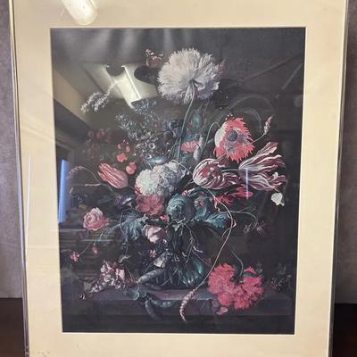 Jan Davidsz de Heem - Vase of Flowers - Framed Print