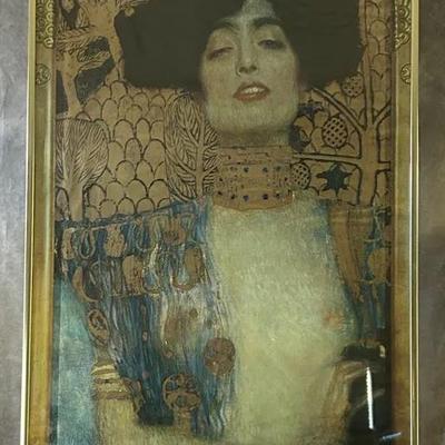 Gustav Klimt - Judith - Vintage Framed Art Nouveau Print