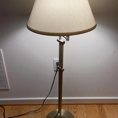 Adjustable Brass Floor Lamp