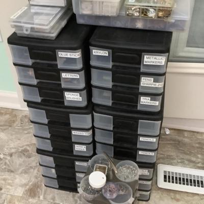 Large Assortment Of Card Making Supplies