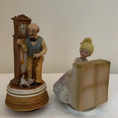 Vintage Porcelain Music Boxes