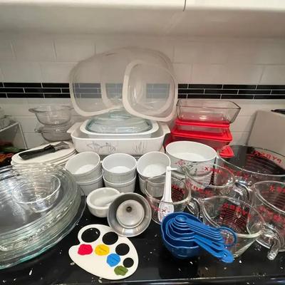 Large Collection Of Pyrex, Corning And More