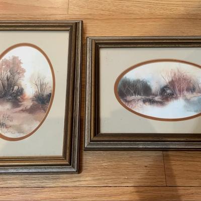 Pair Of Signed & Numbered Framed Prints By Jan Dorer