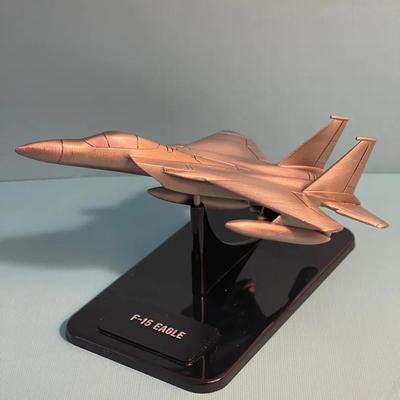 3 Danbury Mint Pewter Fighter Jet Models