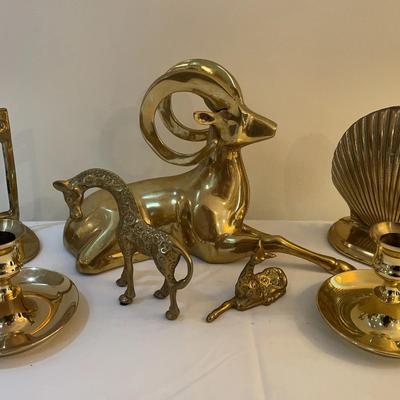 Collection Of Brass Decor