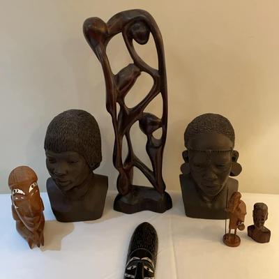 Collection Of 7 African-Style Figures