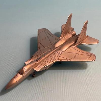 3 Danbury Mint Scale Model Pewter Planes