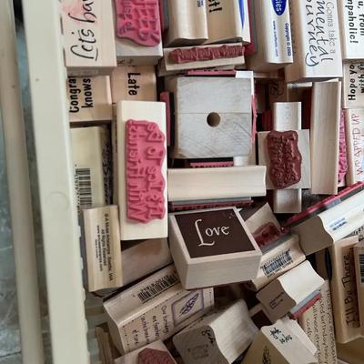 Mystery Collection Of Crafting Stamps Number 12