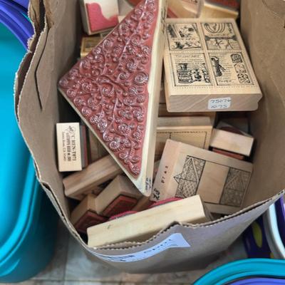 Mystery Collection Of Crafting Stamps Number 57