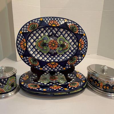Mexican Talavera Platters & Containers