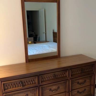 Bassett Dresser And Mirror