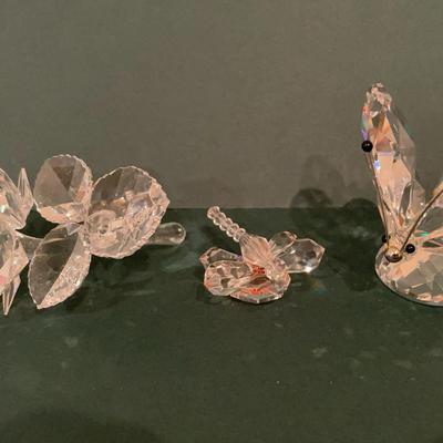 Swarovski Crystal Insects & Flora Figures