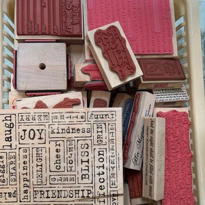 Mystery Collection Of Crafting Stamp Stamps Number 10