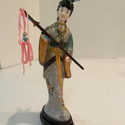 Chinese Cloisonne Figurine