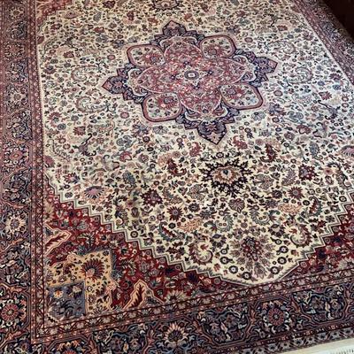 Large Asian Style 100% Wool Karastan Rug