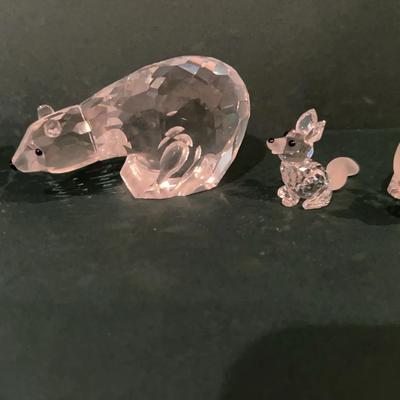 Swarovski Crystal Woodland Figurines