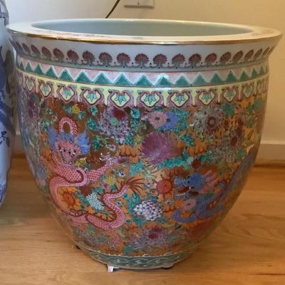 Large Decorative Ceramic Pot