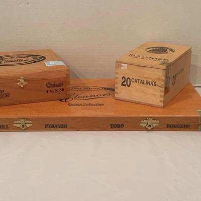 Collection Of Wooden Cigar Boxes (7)