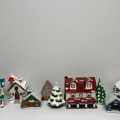 Vintage Department 56 Christmas Village Houses And More