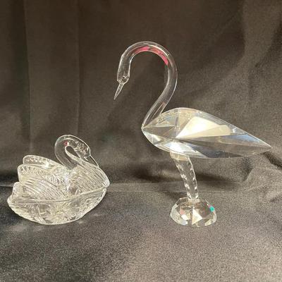 2 Crystal Swans