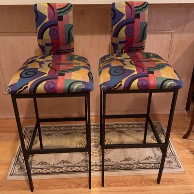 Geometric Bar Stools