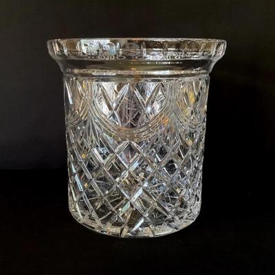 Extremely Large Crystal Centerpiece Vase
