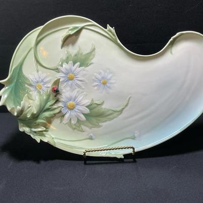 Franz Porcelian Ladybug Platter 