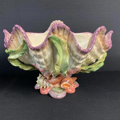 Fitz And Floyd Oceana Centerpiece Bowl