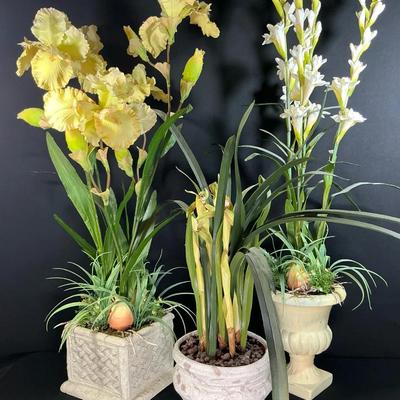Artificial Floral Arrangement Trio 