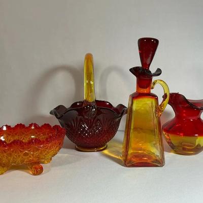Amberina Glass Collection