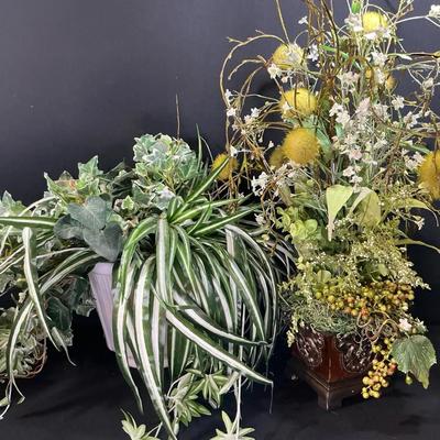 Two Artificial Plant Arrangements  