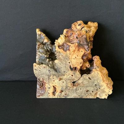 Small Chest Made With Burl Wood 